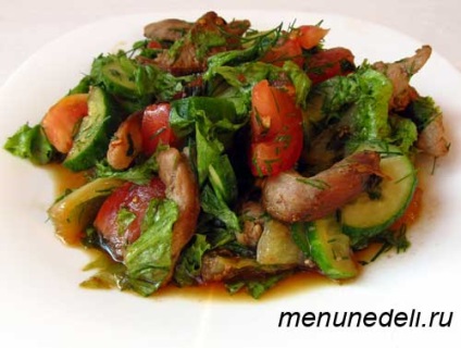Salata cu carne si legume - reteta si recenzii