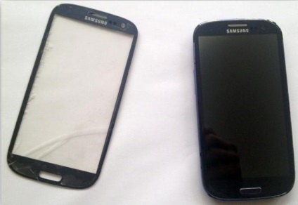 Samsung galaxie s3 înlocuire sticlă cu mâinile proprii