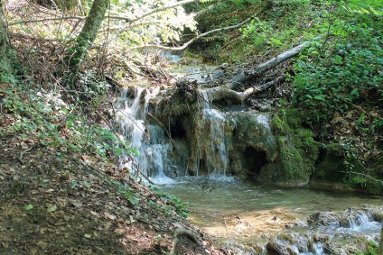 Argint jeturi cascada din Crimeea