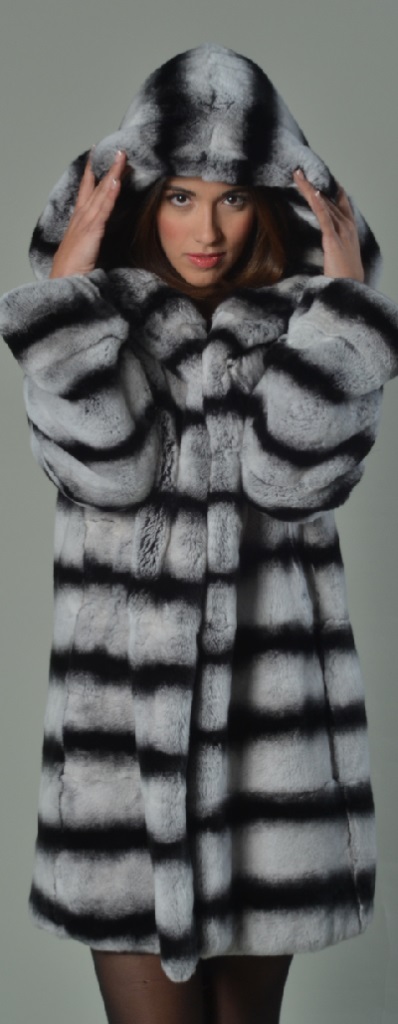 Blănuri de blană de la preț chinchilla, fotografie, ce să poarte