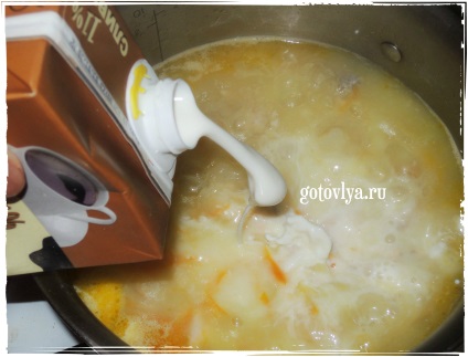 Crema supa cu reteta de somon cu fotografie, gatit