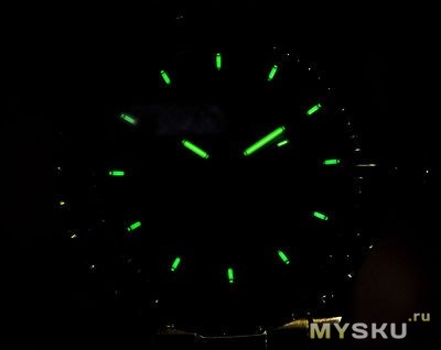 Sottomarino lucciola ceas de scufundat tritium cu cristal safir (versiune 46mm)