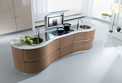 Confortul modern al bucătăriei, designul mobilierului, cele mai bune electrocasnice