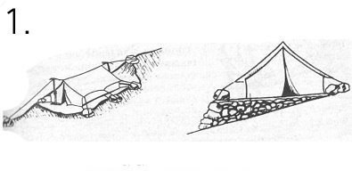 Construirea unui adăpost în munți