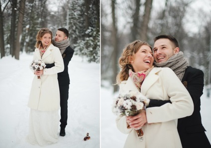 Esküvői Svetlana és Ilyas januári, meleg, barátságos, hozzám, Rustem!