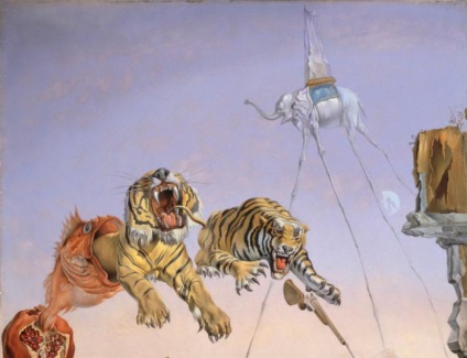 Szürrealista Salvador Dali „Az elefántok”
