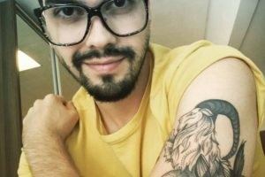 Capricorn fotografie tatuaj - constelație în tatuaj masculin și feminin, duce