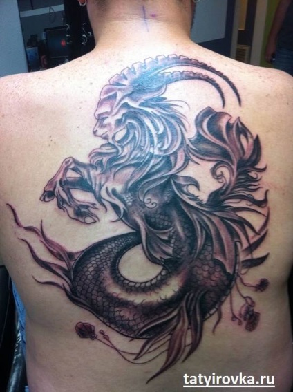 Capricorn tatuaj și sensul său