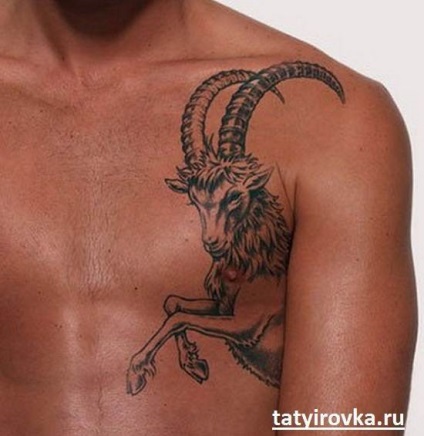 Capricorn tatuaj și sensul său