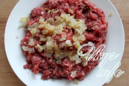 Meatballs from ground carne de vită - rețetă cu fotografie