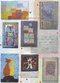 Carte poștală textilă