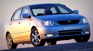 Toyota Corolla седан тяло 120 подробен преглед кола