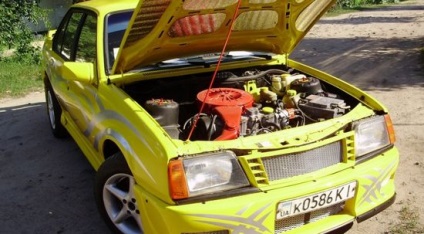 Tuning Opel Ascona, salon foto și optică opel ascona