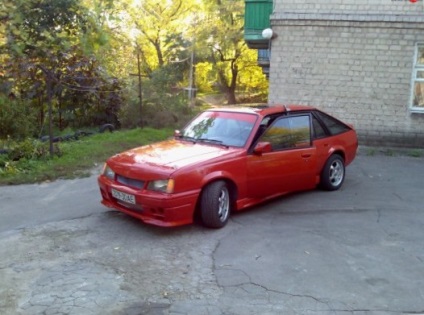 Tuning Opel Ascona, salon foto și optică opel ascona