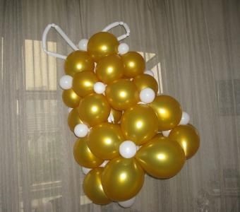 Díszítése labdákat harangja szeretnék csinálni (záró) Léggömb dekoráció, hogyan kell csinálni a harang