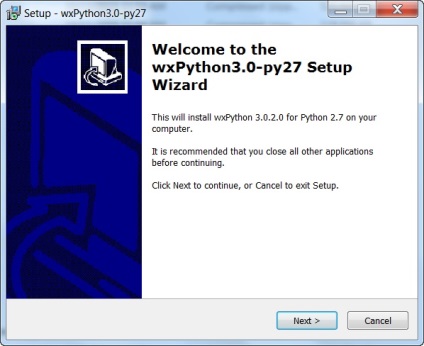 WxPython telepítés Windows, Mac OS X, Linux