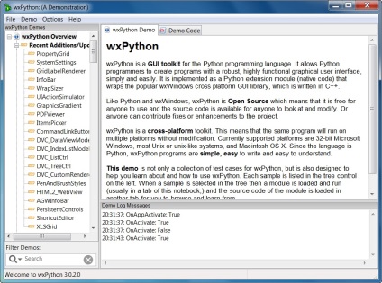 Instalarea wxpython pe ferestre, mac os x, linux