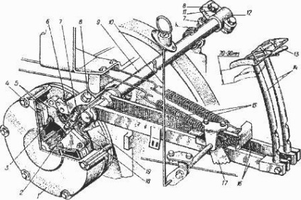 Sistemul de frânare mtz-80, 82