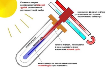 Tuburile de vid pentru colectorul solar, principiul tuburilor solare cu vid și construcția