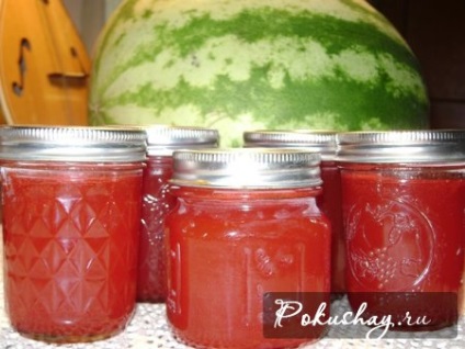 Jam a görögdinnye-lépésre recept fotókkal