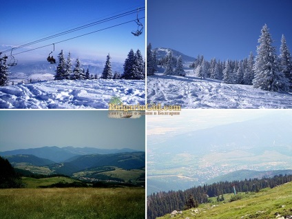 Vitosha, Bulgária Természeti Park és a hegy