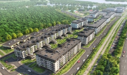 În Minsk, un complex rezidential este construit conform standardelor europene