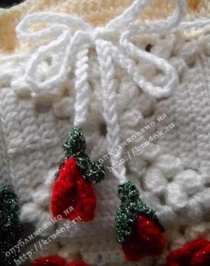 Geanta tricotata cu mac