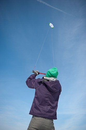 Cunoaștere cu aerobică sau zăpadă de iarnă pentru un începător, kiteteam ™