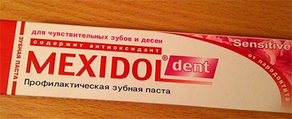 Toothpaste mexidol dent ismertető, felhasználói kézikönyv és ár