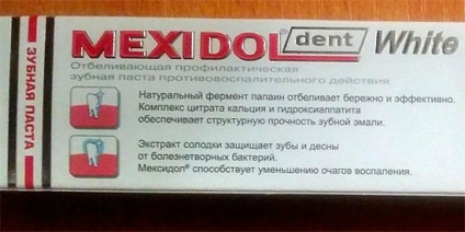 Toothpaste mexidol dent ismertető, felhasználói kézikönyv és ár