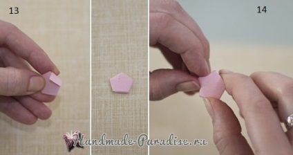 Asteriscuri de hârtie în tehnica origami