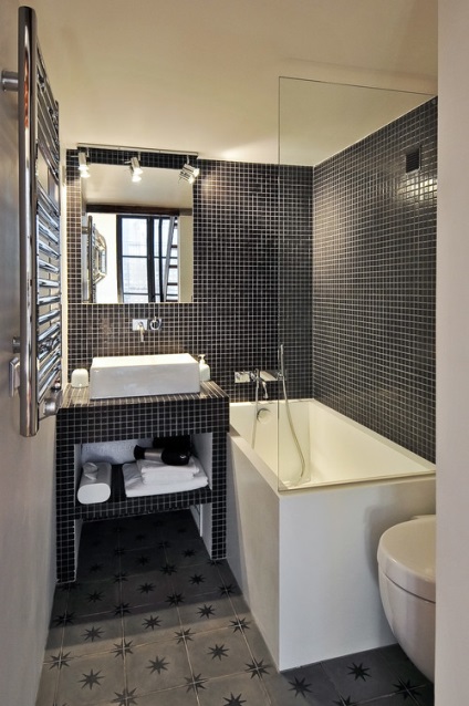 10 Kép ötletek a design kis fürdőszobák