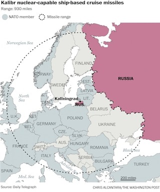 Mass-media americane au arătat care țări europene se află în zona înfrângerii rachetelor rusești