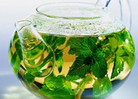 Gyomorégés tea, zöld tea és gyógynövény gyomorégés
