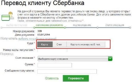 Dacă am transferat bani prin intermediul Sberbank online - ce să fac dacă am trimis bani