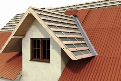 Ce este un șorț la acoperiș - construirea unei case din și de la