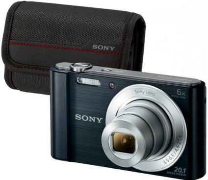 Camera digitală Sony Cyber-shot dsc-w810 descriere, moduri de fotografiere, comentarii