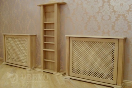 Ecrane din lemn pentru baterii, design, in interior, stejar, fag, insertii decorative, cadre, toate