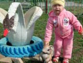 Gyermek hinta kültéri kerti saját kezűleg - az építési fém és egyéb utasítások