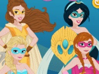 Disney Princess - eroinele jocului Sailormoon pentru fete gratuite online