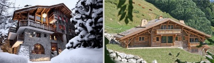 Case și apartamente în stil cabană, cabane de interior