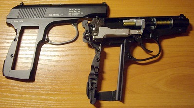Gletcher rm - pistol pneumatic - o armă populară