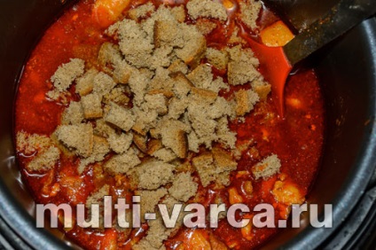 Goulash în limba cehă în multivark