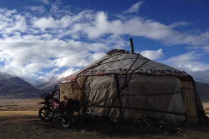 Kirgizisztán a Pamír és a mindennapi élet az afgán kirgiz
