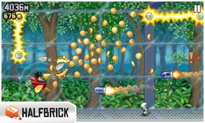 Jetpack joyride - imaginați-vă că aveți un pachet cu jet!