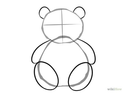 Cum de a desena o descriere panda a etapelor cu ilustrații