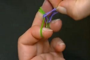 Cum să țese brățări de bumbac dublu