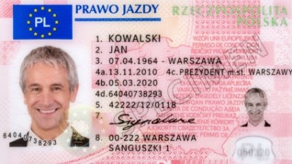 Cum să obțineți (sau să schimbați propria persoană) permis de conducere în Polonia - Polonia în limba rusă
