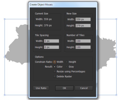 Cum se împarte un obiect vectorial în părți corespunzătoare anumitor date din Adobe Illustrator -