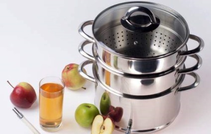 Cum se face sucul din mere într-un aragaz de suc pentru iarna este foarte simplu! Subțire și viclenie cu ceea ce și cum să sudam